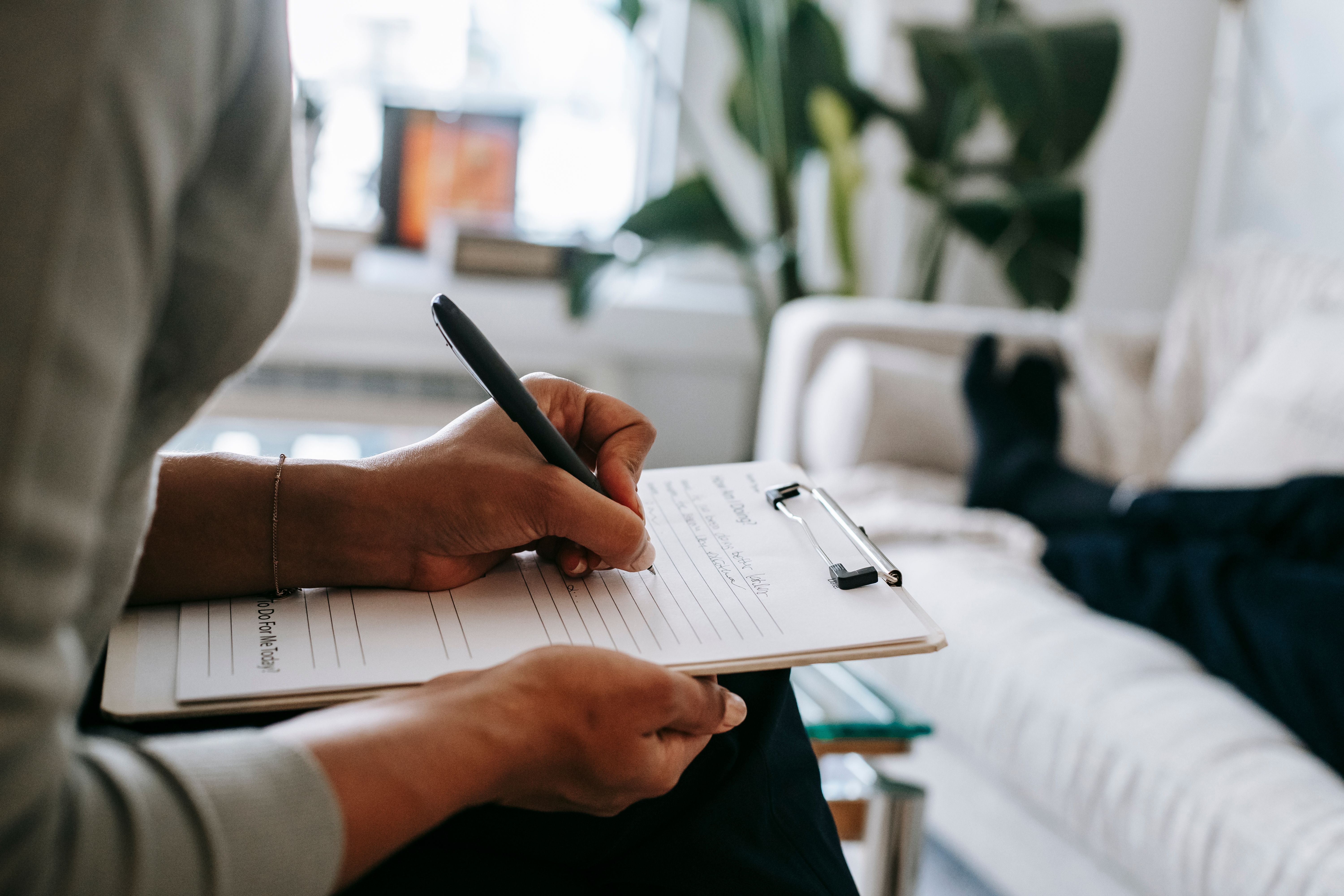 A one-to-one wellness consultation