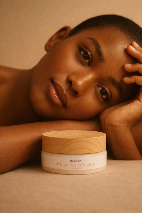 20260111_1856_Luxury Skincare Portrait_remix_01keq35y3meswrzmhg5s6w9x3h Female-Hydrating Face Milk